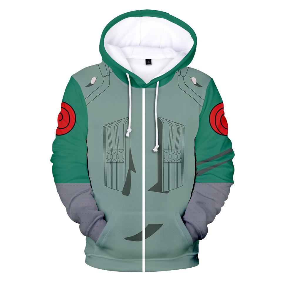 Новый костюм персонажа Наруто с 3D-цифровым цветным принтом, толстовка с капюшоном для спорта и отдыха, толстовка с капюшоном для мужчин и женщин