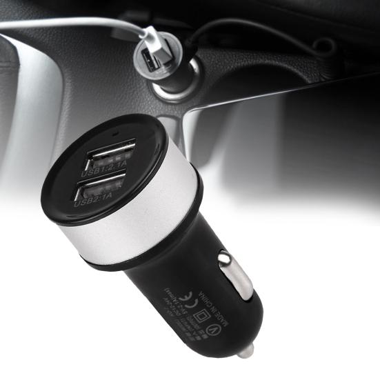 2-портовый двойной USB 3.1A адаптер автомобильного зарядного устройства для Samsung Galaxy S6 iPhone 5 6 6S