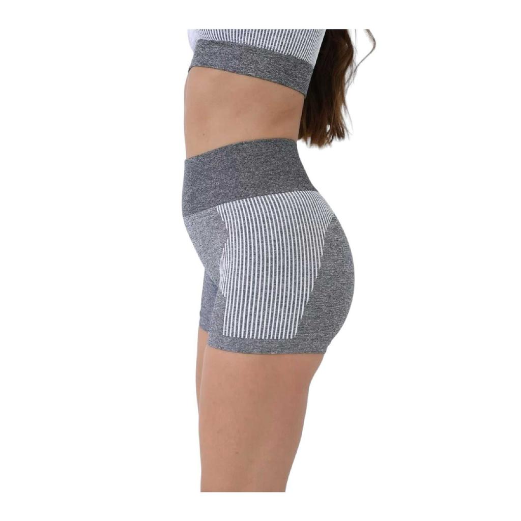 Спортсменка, фитнес, йога, пилатес, бесшовные спортивные шорты-бюстье, комплект