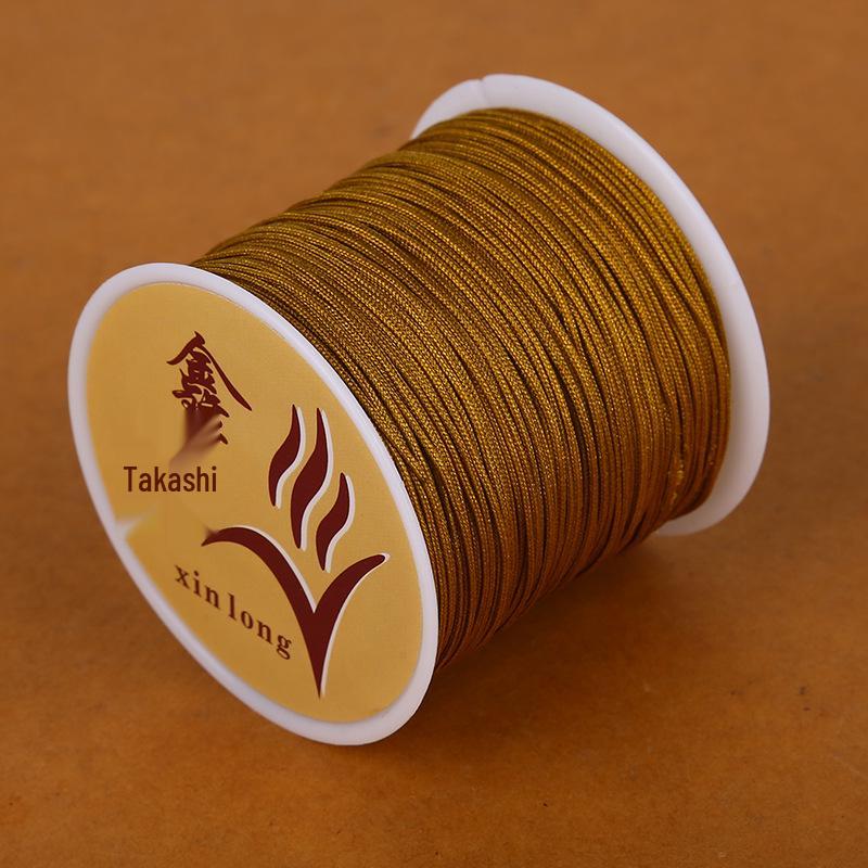 Нет. 72 Нить из нефрита Плетеный шнур Набор материалов для браслета и ожерелья DIY