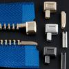 10 пар сплава ремонт молния фиксатор открытый конец молния фиксатор DIY швейные молнии аксессуары для одежды черный серебристый золотой