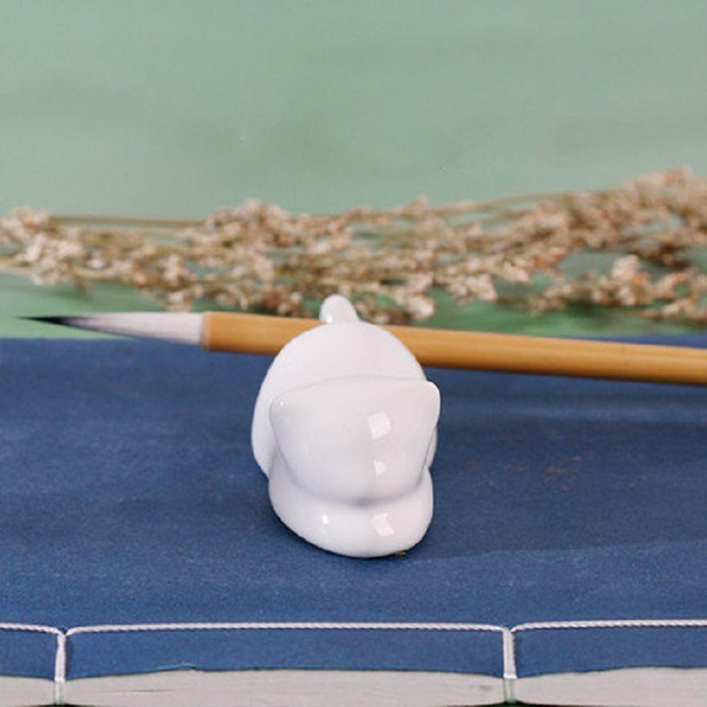 Подставка для кистей для письма художника, керамическая подставка для каллиграфических ручек для акварельной живописи тушью