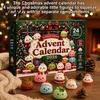 Unique Collectible Toy Advent Christmas Squeeze Dolls 2026 Calendar, 24-Day Dumpling Bun Fidget Party