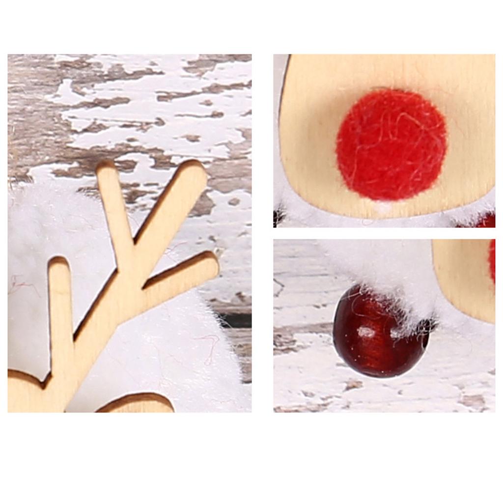 Comfortable Felt Deer Pendant Christmas Decorations Creative Elk Lamb Ball Christmas Tree Hanging Pendant Gift