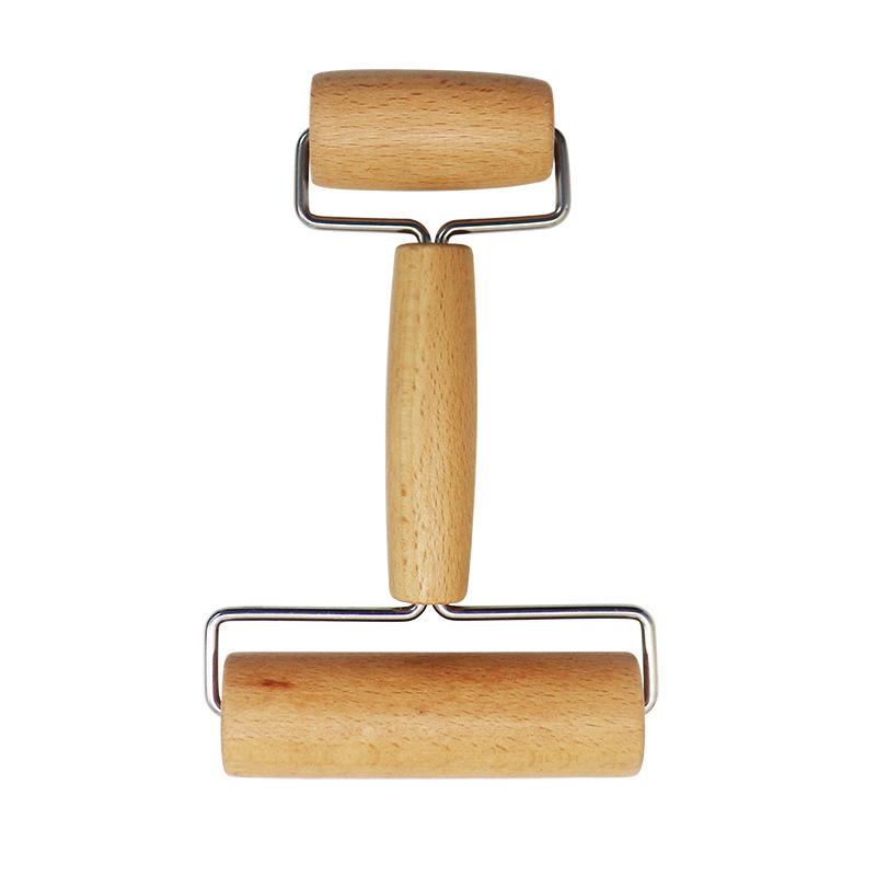 Деревянная скалка для теста и ролик для пиццы, для измельчения орехов, крекеров, печенья, для использования в кухонной утвари для выпечки и приготовления пищи