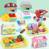 Mini Supermarket Cash Register Play House Shopping Cart Set Children's Toys