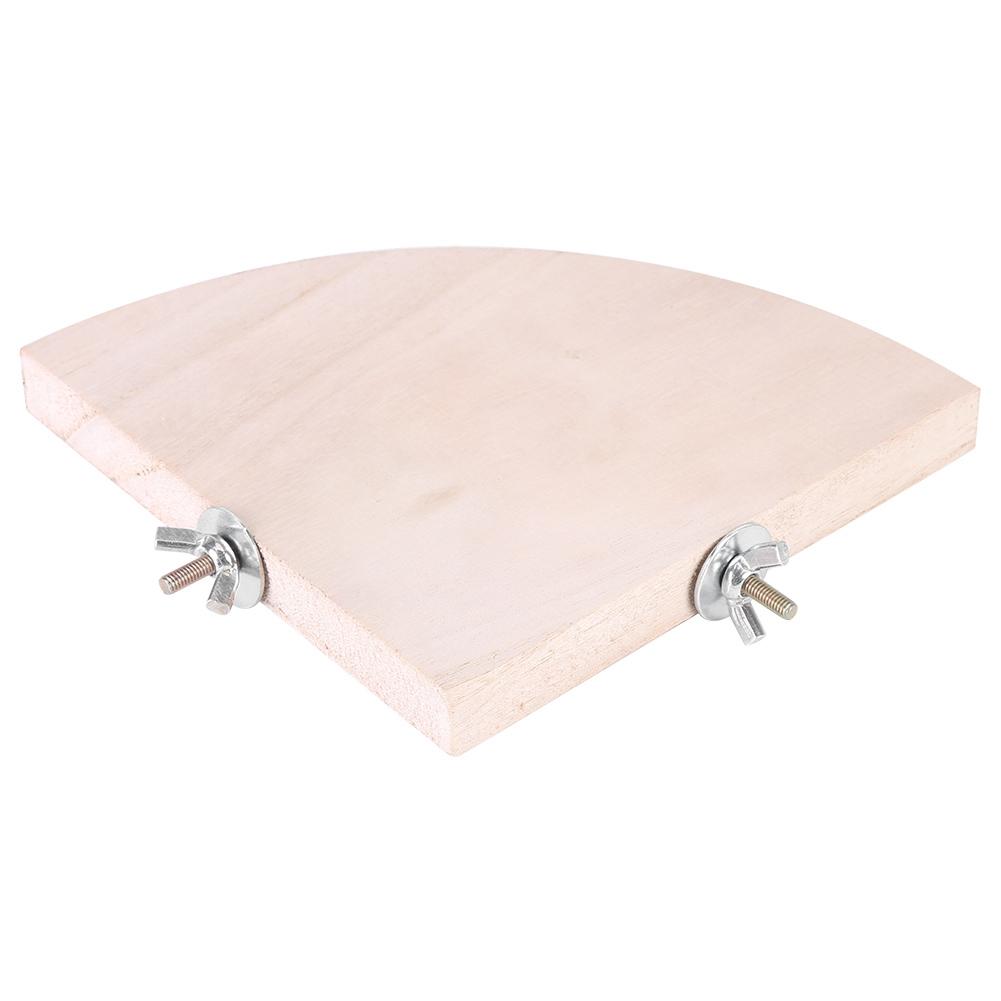 2 шт. Деревянные жердочки для птичьей клетки в форме веера, подставка-платформа, игрушка для домашнего хомяка, попугая, горячая