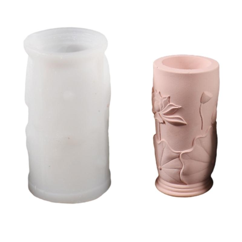Flower Vase Planter Mold High Temperature Resistant Silicone Mould for Home Decoration Crafting Jewelry Accessories