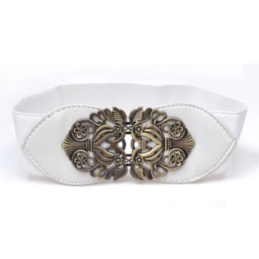 Женский винтажный пояс, женский широкий металлический однотонный пояс, платье, юбка, украшение одежды