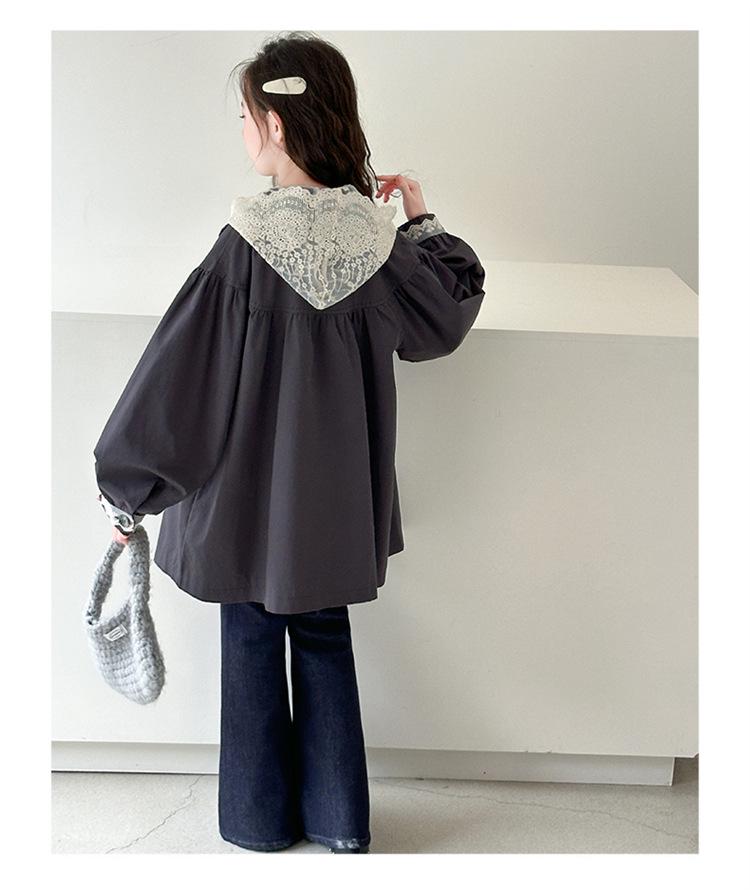 Девочковый модный кружевной жакет и тренч - Стильная осенняя мода для подростков