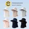 Women's Summer Sun Hat with Face & Neck Protection - Breathable, Large Brim, All-Round Cycling Shield