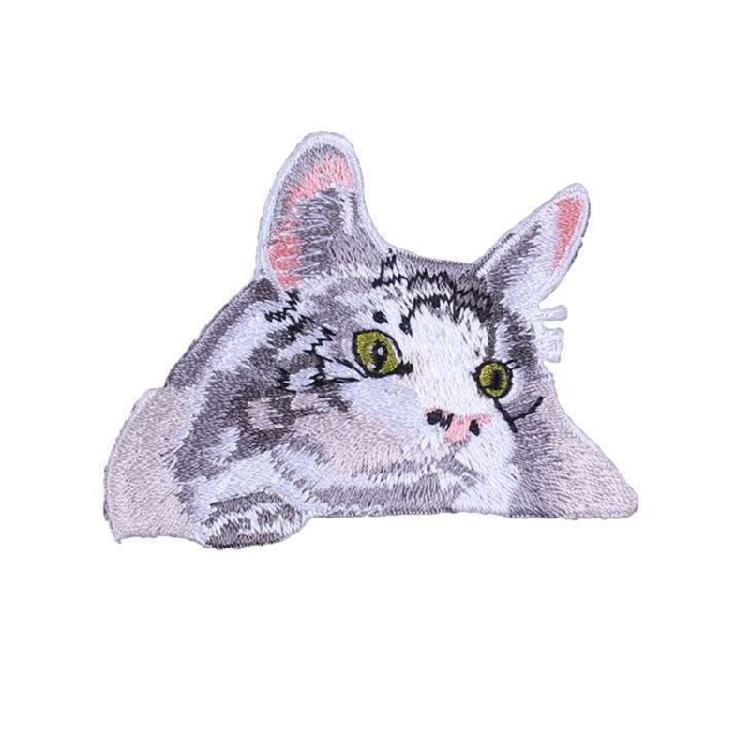 Модные Нашивки с Рисунком Кошек Личность Одежды Термотрансферные Аппликации для Творческих Поделок