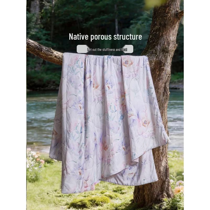 FUANNA Class A Machine Washable Tussah Silk Quilt