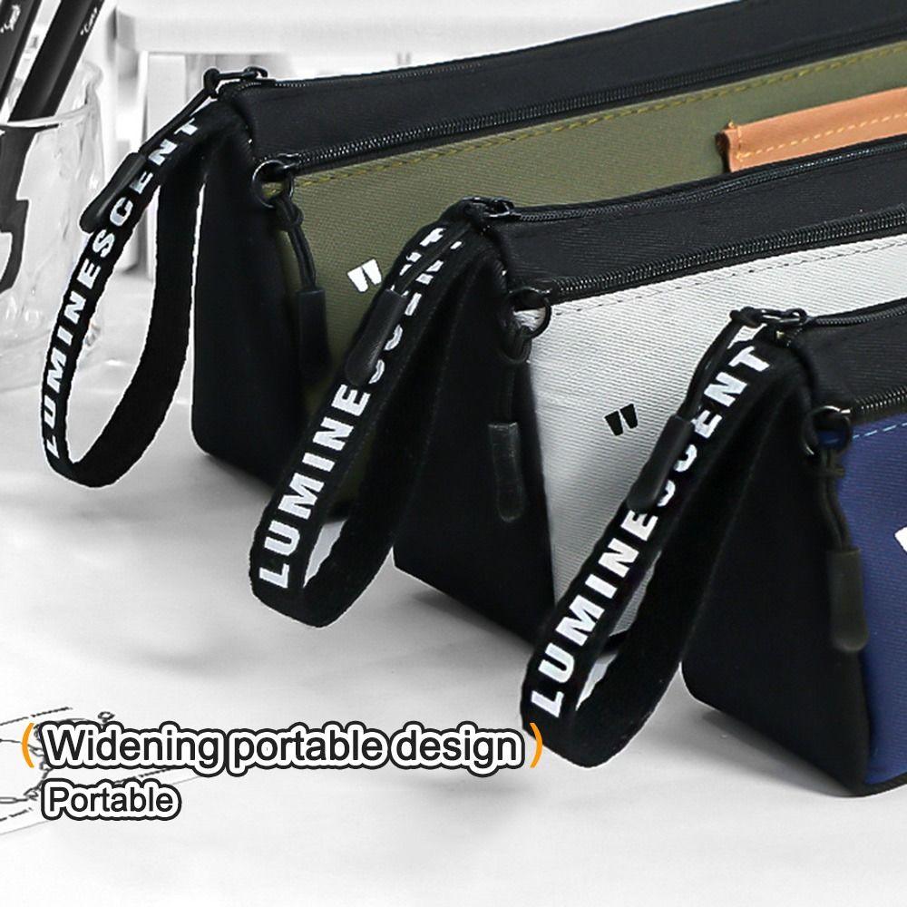 Large Capacity Pencil Case Double Layer Stationery Case Multi-function Pen Box  Student Gift
