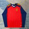 Long Sleeve Football Jerseys Fans - National Team Club Soccer Shirts Cotton Blend All Unisex Adult