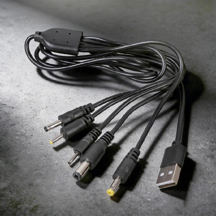 USB 5V Кабель питания для зарядки Быстроразъемный 5V USB на 5.5x2.1mm 4.0x1.7mm 2.0x0.6mm 2.5x0.7mm 3.5x1.35mm для Настольной лампы