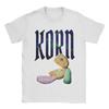 Летняя футболка Korn rock-группы для унисекс, 100% хлопок, с коротким рукавом