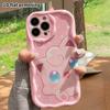Phone Case: 2D flat design, fits iPhone 12, 13, 14, 15, 16, 17, 18 Pro, phone decoration, pink Jigglypuff, Halloween and Christmas gift