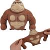 Anti-Stress Toy - Gorilla Figurine - TPR Rubber - Brown - For Children from 3 Years Old