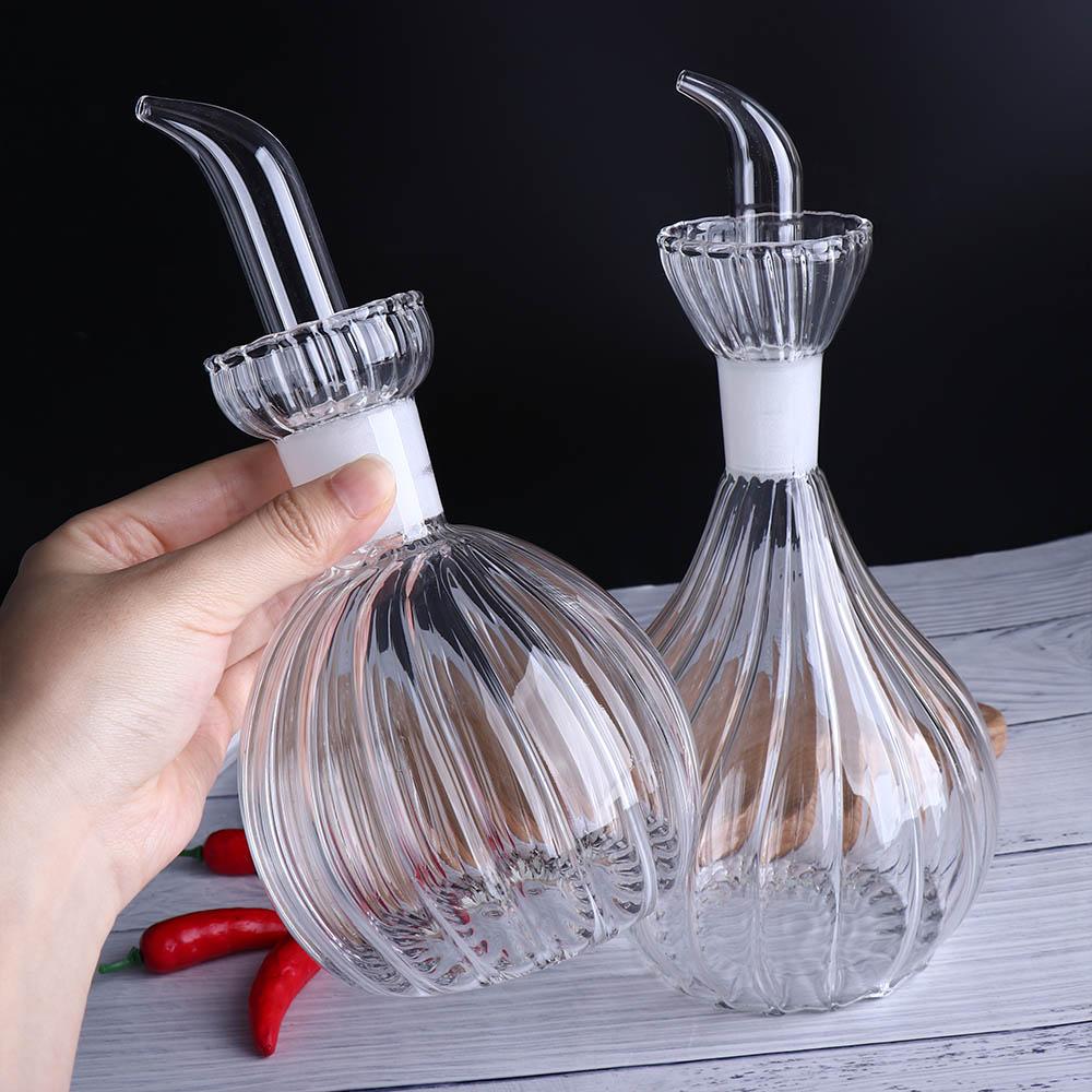 Glass Oil Dispenser 500/900ml Vinegar Bottle Easy to Clean Condiment Container  Barbecue