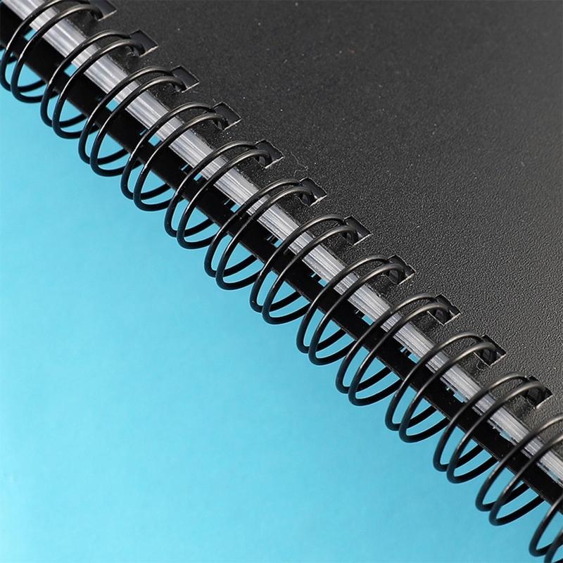 A4 Music Binder Sheet Music Folder Spiral-Bound File Document Folder 40 Pages for Women Men Student School Office Home