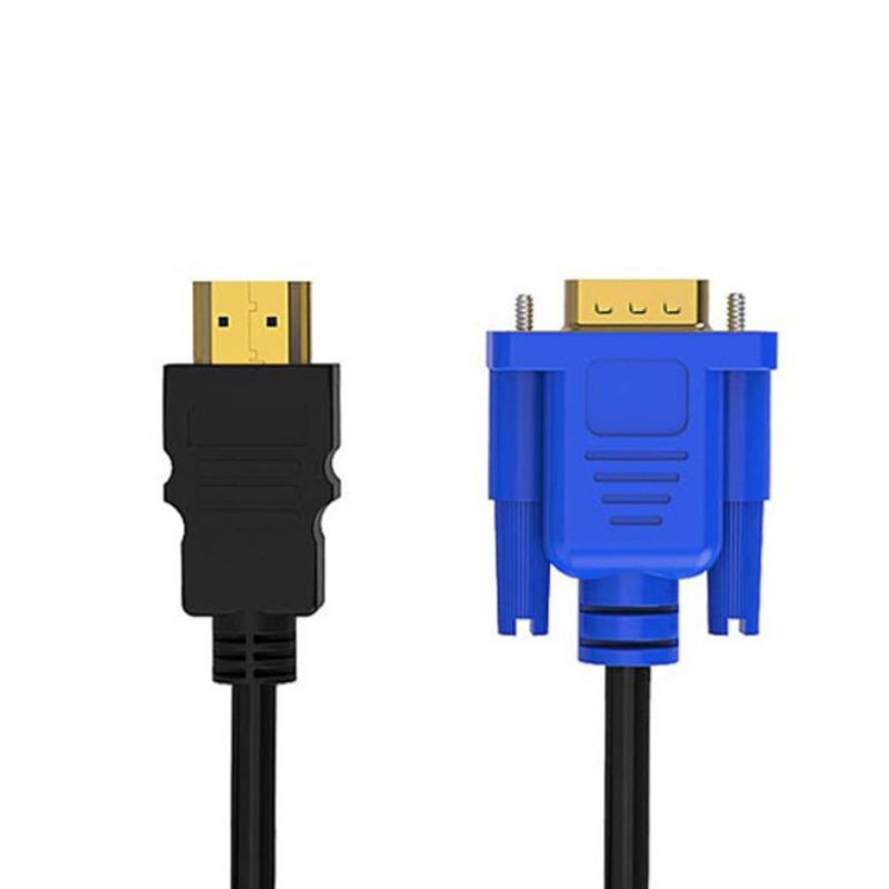1,8 м HDMI-совместимый кабель к VGA 1080P HD с аудиоадаптером Кабель HDMI-совместимый к VGA