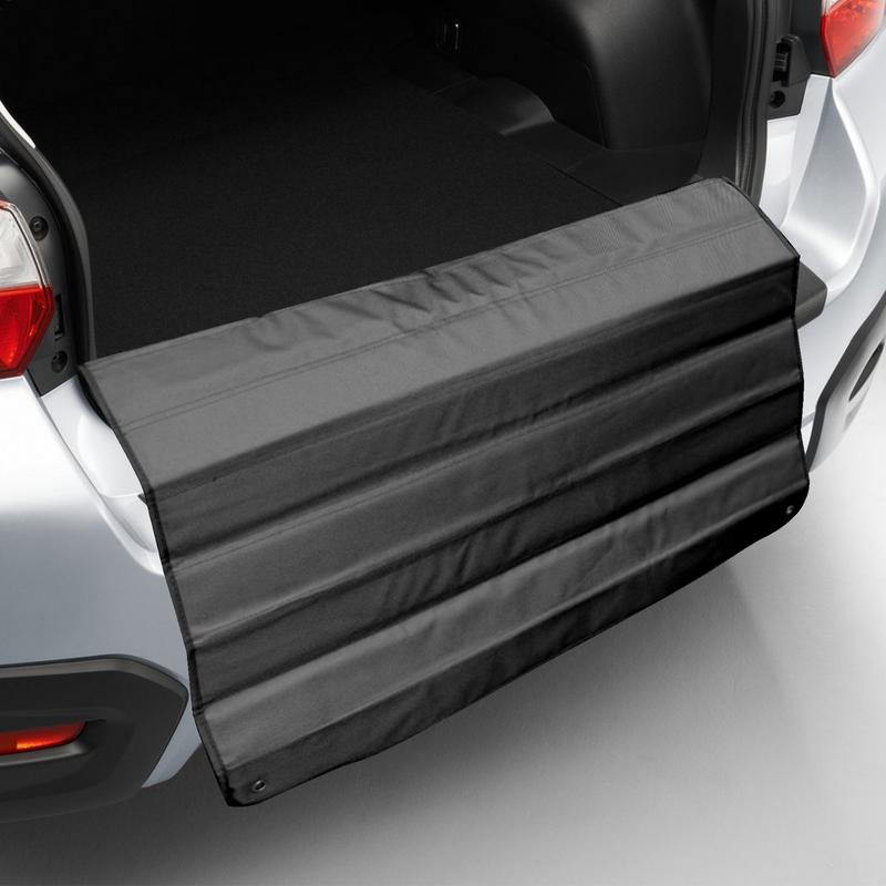 Car Bumper Guard Foldable Cargo Mat For SUV Water Resistant Cargo Bumper Protector Mat Keeps Your Clothing Clean Family Travel