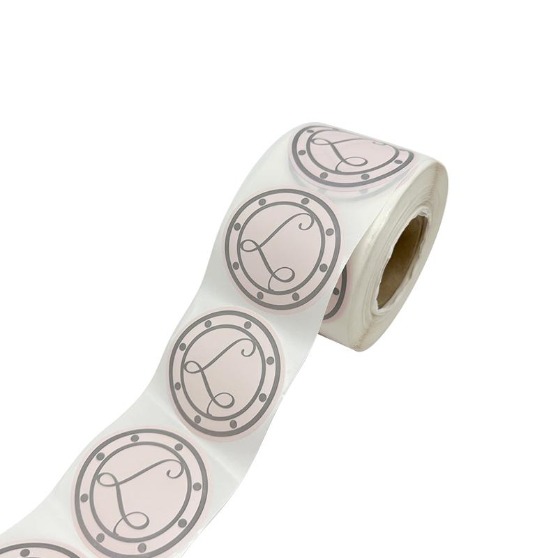 Waterproof Durable Adhesive Sticker Coated Paper Labels Round Label Stickers for Food Packaging Roll Labels