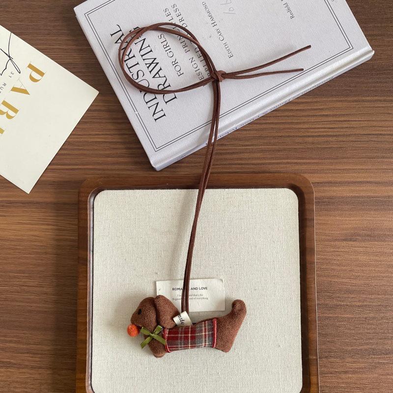 Корейское ручное детское ожерелье с кулоном в виде мультяшного животного