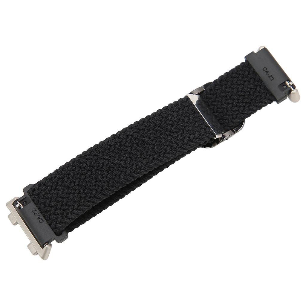 Adjustable Smartwatch Strap for Oppo Watch 2 46mm Knitting Elastic Loop Watchband ReplacementBlack