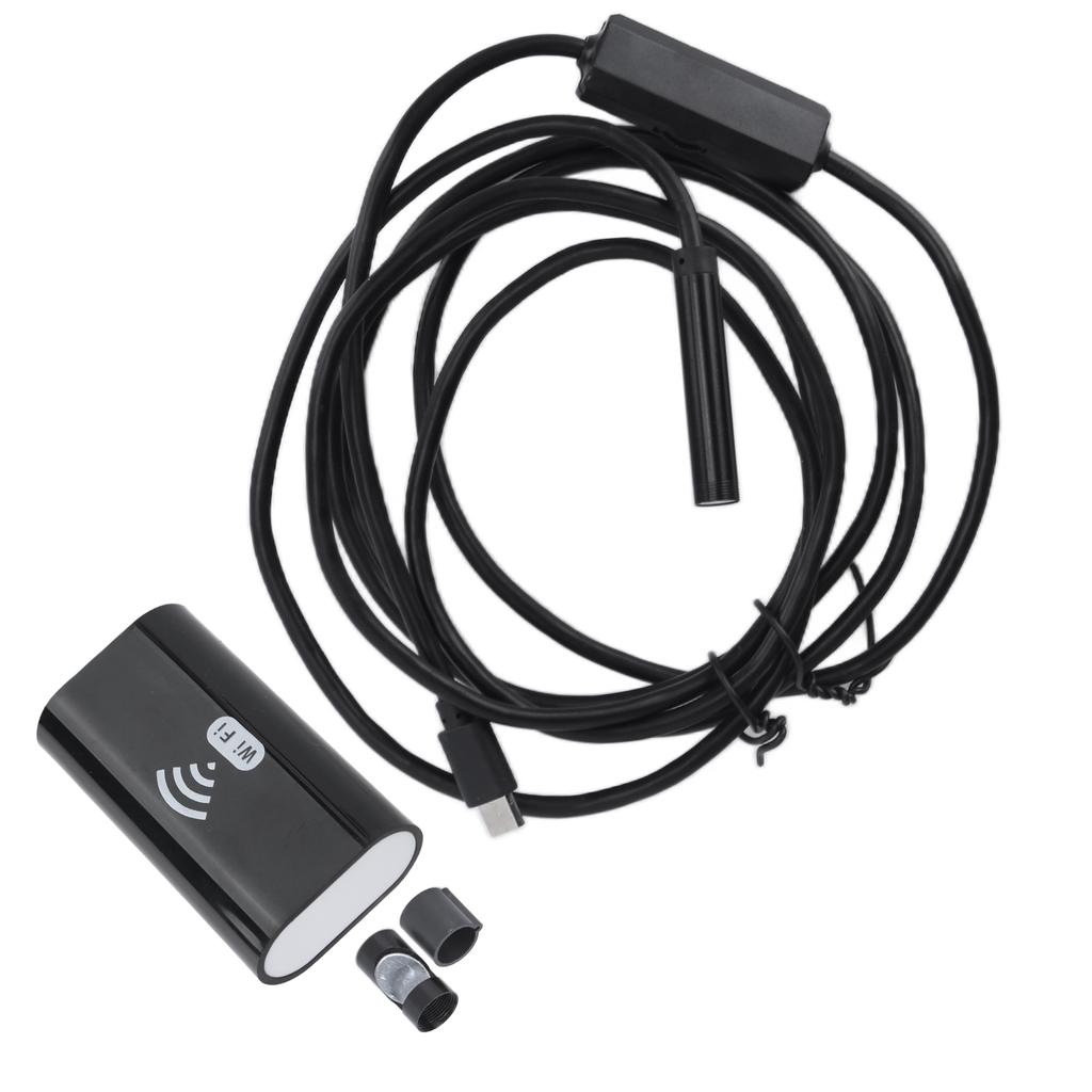 F99 8mm Industrial Endoscope Hard Wire High Definition WIFI Boroscope for Equipment Maintenance2m