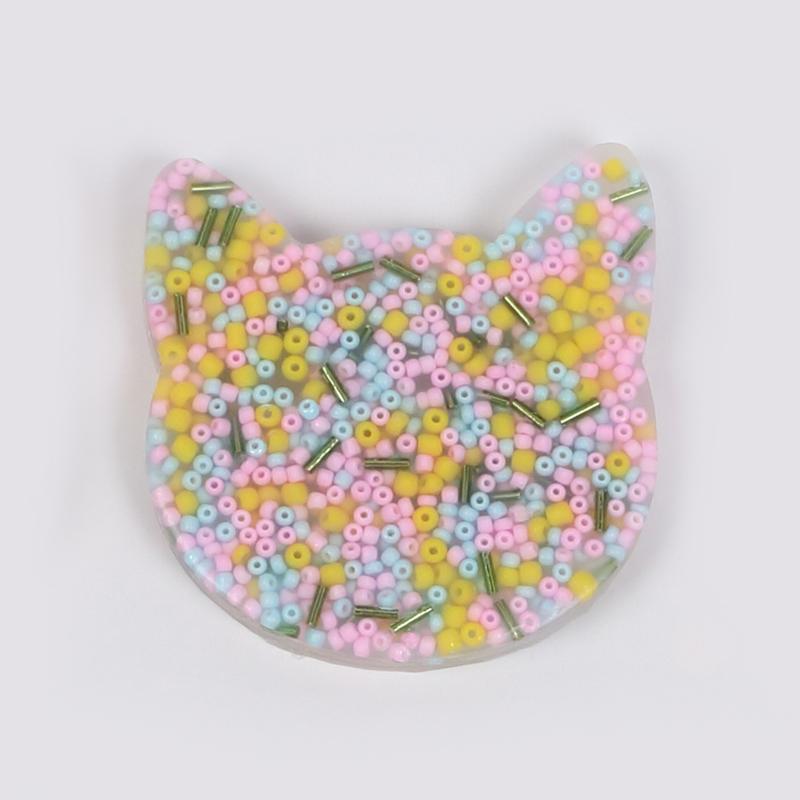 Xiaomi Skin Picking Fidget Skin Picking Pocket Pads Toy Heart Round Fruit Butterfly for Decompression Trichotillomania ADHD Color B