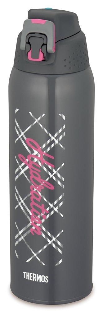 Термос для воды, спортивная бутылка с вакуумной изоляцией, серая клетчатая, только для холодного хранения GGM 1,5 л FFZ-1502F