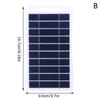 2W Solar Panel With Usb Waterproof Outdoor Hiking And Camping Portable Battery Mobile Phone Charging Bank Charging Panel 5V