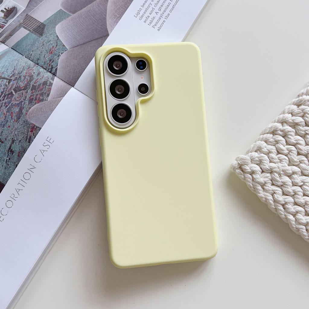 Original Liquid Silicone Shockproof Phone Case For Samsung S26 S25 Edge S24 FE Plus Ultra A57 A37 A17 A56 A36 Solid Color Cover