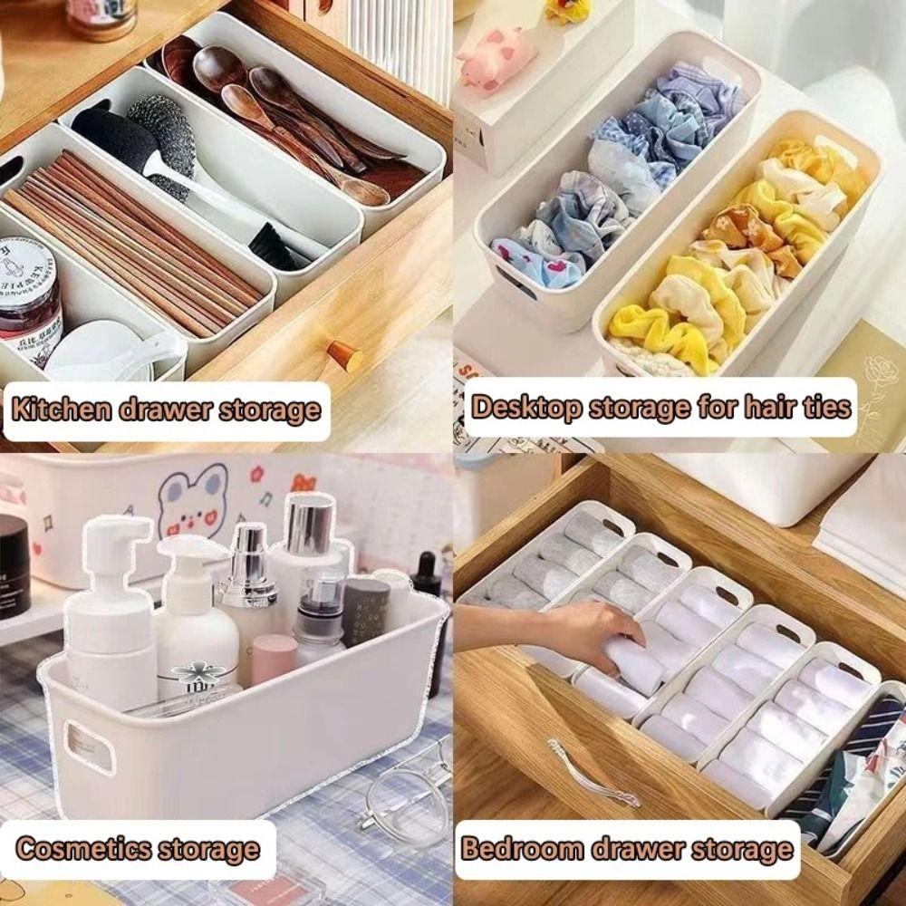 Large Capacity Kitchen Organizer Bin Coverless Organizer Containers Portable Storage Drawer
