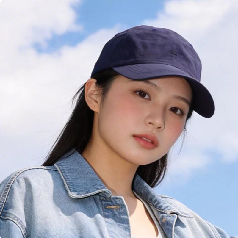 Hat female face small cap outdoor riding hiking breathable sun protection UV shading quick drying baseball cap