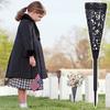 Cemetery Flower Vase Inserted Type Decorative Wide Application Beautiful Cone-shaped Memorial Holder Home Supplies