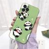 Чехол для телефона с милой пандой для iPhone 15, 6, 7, 8 Plus, 11, 12, 13, 14 Pro SE 2020 MAX Mini X XS XR, задняя крышка