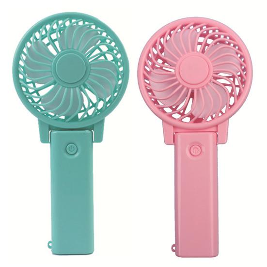 Ручной вентилятор 4-лопастной кнопочный переключатель Мягкий естественный ветер Одна передача Тихая работа Малый размер Охлаждающий вентилятор с питанием от батареи Дорожный источник питания