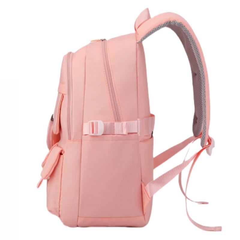 JLD новые высококачественные нейлоновые износостойкие школьные сумки для школьников младших классов, модные однотонные сумки, большой вместительный рюкзак для девочек-подростков