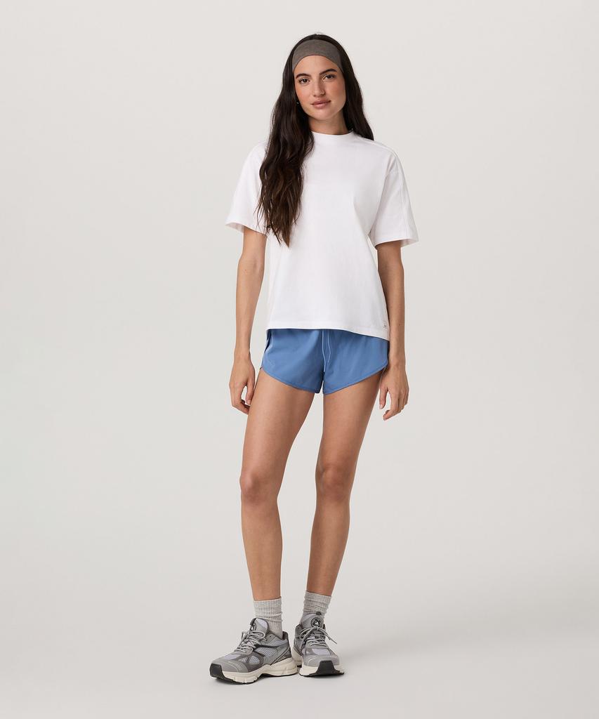Vuori [Women'S] Short Sleeve Heavyweight Os Cotton Tee_White Vr26121062