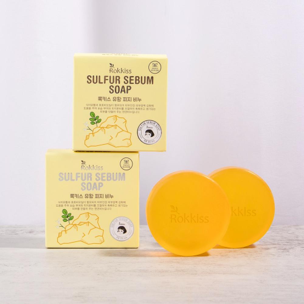 Rokkiss Sulphur Sebum Soap 100g 1ea