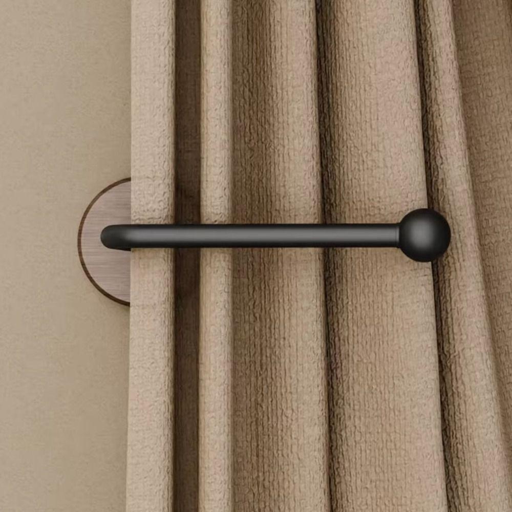 Log Walnut Curtain Hook Traceless Binding Tape Holder Durable Decorative Hook  Bathroom