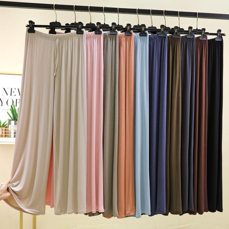 Большие размеры от M до 6XL, женские широкие брюки с U-образным вырезом и высокой талией, свободные длинные брюки, однотонные, повседневные брюки с драпировкой, подходят всем