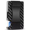 Carbon Fiber RFID-Blocking Minimalist Men's Card Holder Wallet