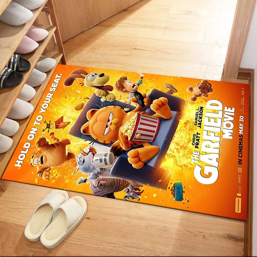 Garfield S Adventures 1 Square rugs are a great choice for living rooms, bedrooms, home décor, and as gifts