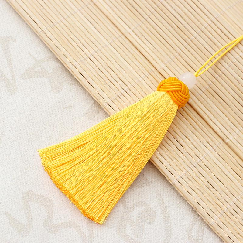 10cm Thick Pineapple Tassel Ornament with Bead Pendant - Ancient Style Decorative Hanging for Curtains and Fans, Gift Box Included