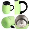 GRANDTIES Premium Vacuum Insulated Mug, 460ml, Available in 19 Colors, with Easy-Open Sliding Lid, Stainless Steel Double-Wall Vacuum Insulation, Keep
