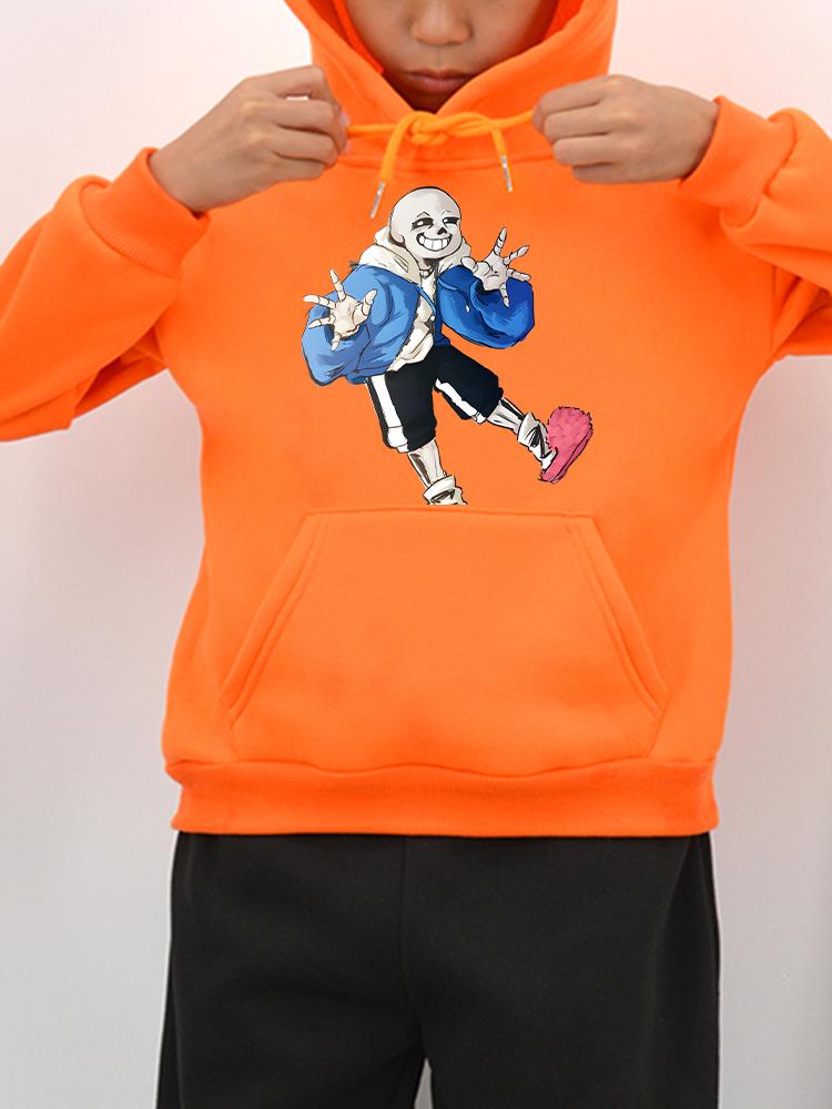 Kawaii Anime Hoodie Undertale Game Napstablook Ghost Sweatshirt Halloween Hoodies Boys Pullovers Y2k Sudadera Kids Clothes Girls